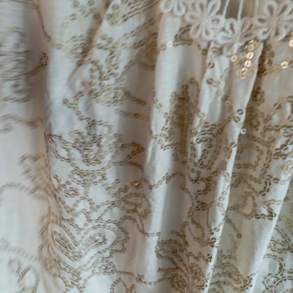 Macrame Sequin Boho Top - Picture 7 of 15